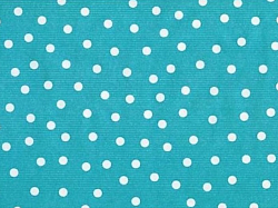 Réf.TO58 / PAPIER KRAFT BLANC / Pois fond bleu / 70 x 50 cm / 1 disponible /  1,00 €