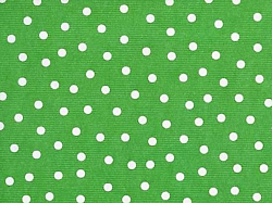 Réf.TO59 / PAPIER KRAFT BLANC / Pois fond vert / 70 x 50 cm / 2 disponibles /  1,00 €