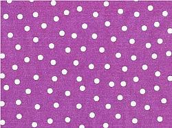 Réf.TO55 / PAPIER KRAFT BLANC / 70 x 50 cm / Pois fond parme / 1 disponible /  1,00 €