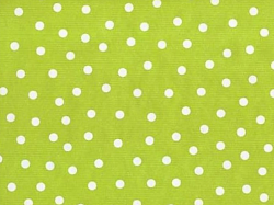 Réf.TO56 / PAPIER KRAFT BLANC / Pois fond vert anis / 70 x 50 cm / 2 disponibles /  1,00 €